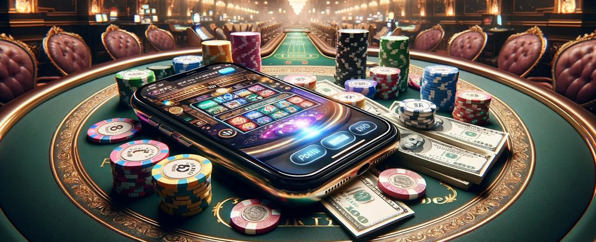 Dynamic background of PAGCOR online casino games with GCash integration